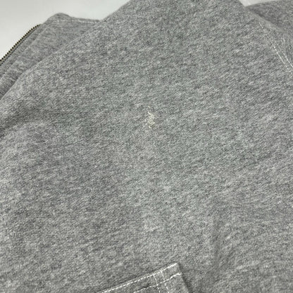 stussy Double Face Label Full Zip Hoodie Size L
