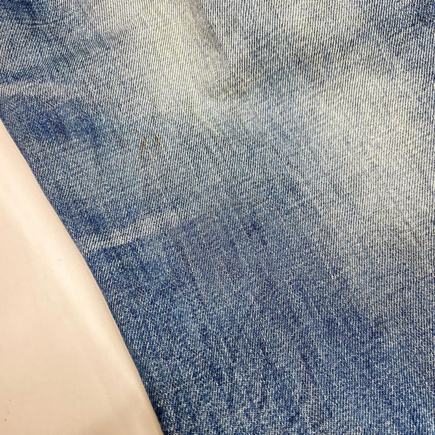 LEVI'S 44501 S501 Indigo Leather Cinch Back Size 36