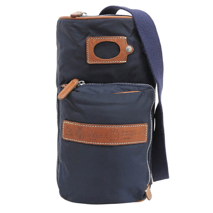 Felisi Nylon Leather Shoulder Body Bag Navy Size ONE SIZE