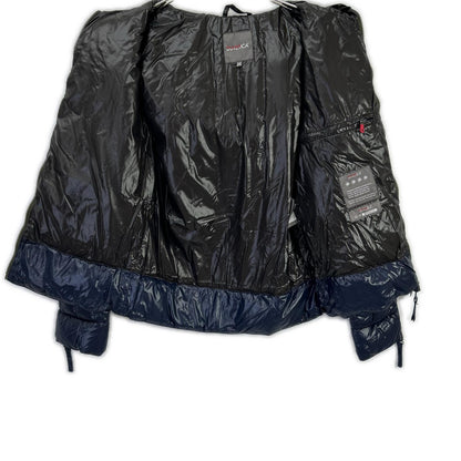 DUVETICA Navy Khaki Reversible Down Jacket