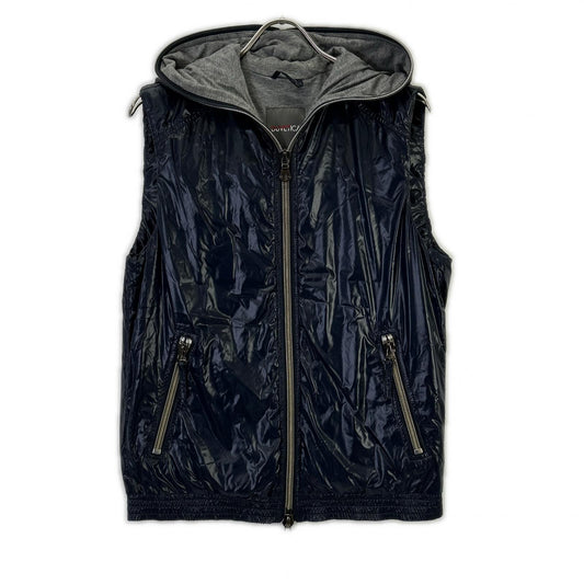 DUVETICA Navy Khaki Down Jacket Vest