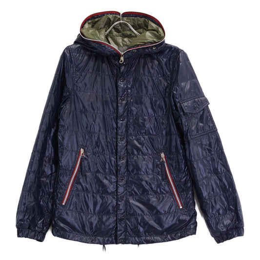 DUVETICA Full-Zip Hooded Down Jacket Navy Size 46