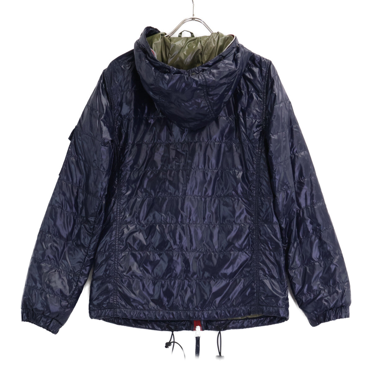 DUVETICA Full-Zip Hooded Down Jacket Navy Size 46