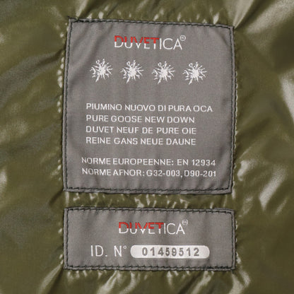 DUVETICA Full-Zip Hooded Down Jacket Navy Size 46