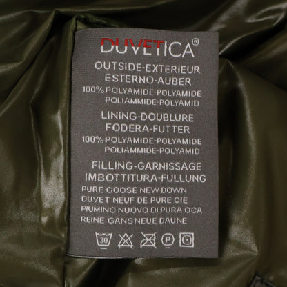 DUVETICA Full-Zip Hooded Down Jacket Navy Size 46