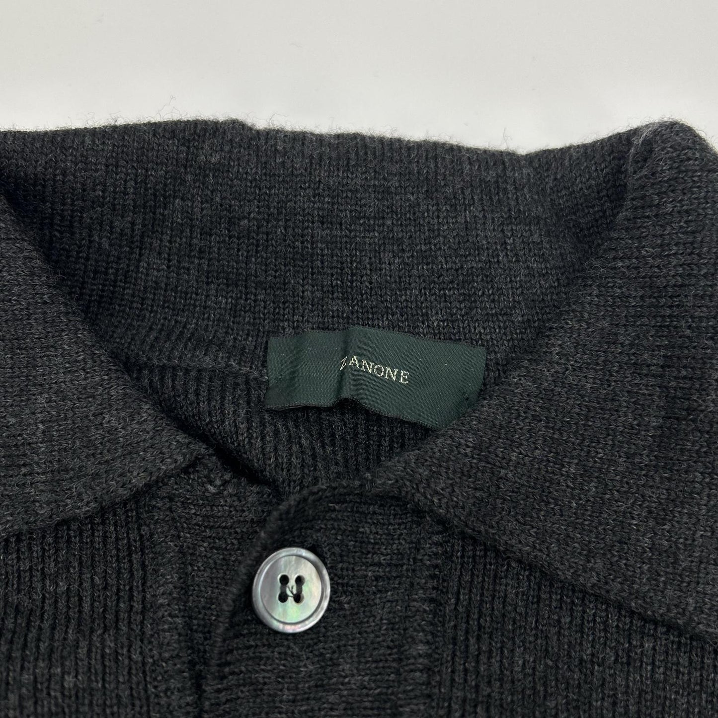 ZANONE Charcoal Wool Jacket