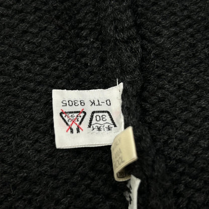 ZANONE Charcoal Wool Zip Knit Jacket