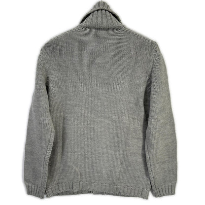 ZANONE Grey Wool Cardigan