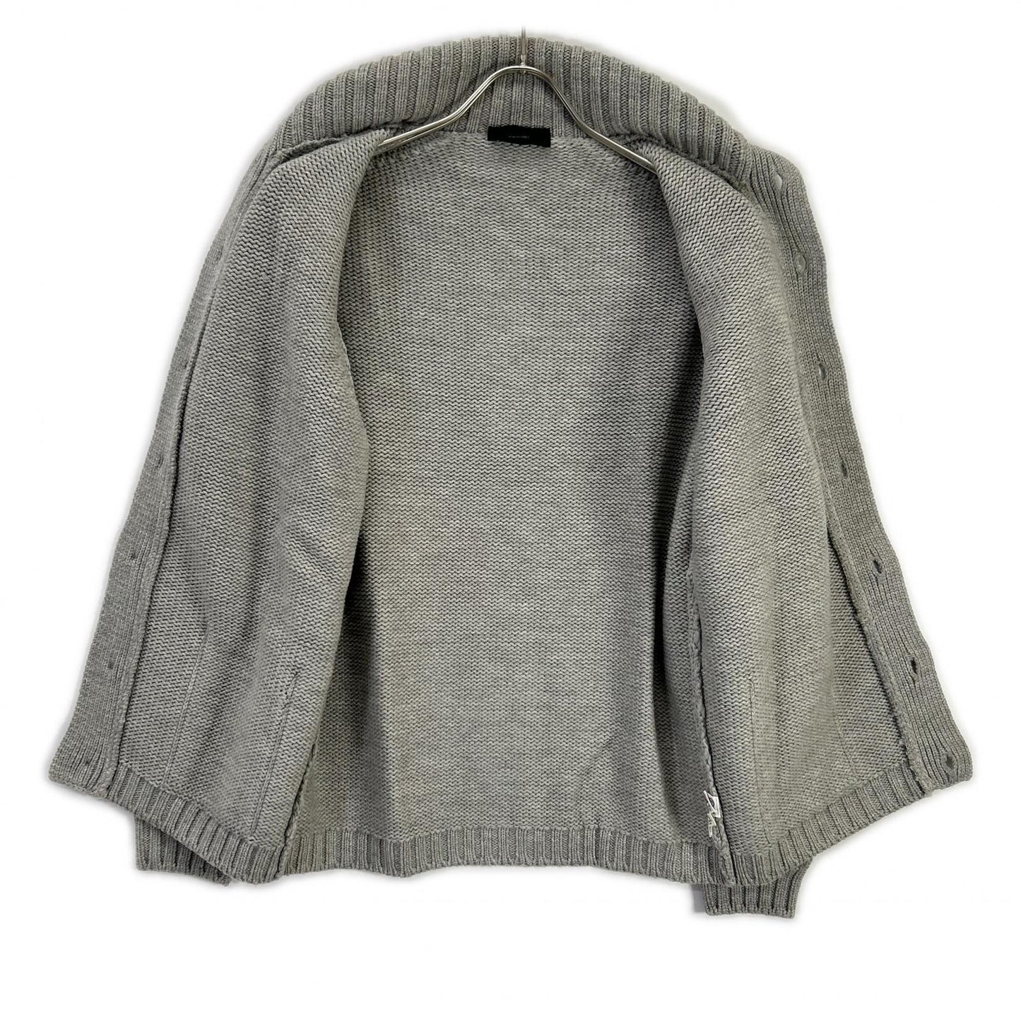 ZANONE Grey Wool Cardigan
