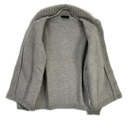 ZANONE Grey Wool Cardigan