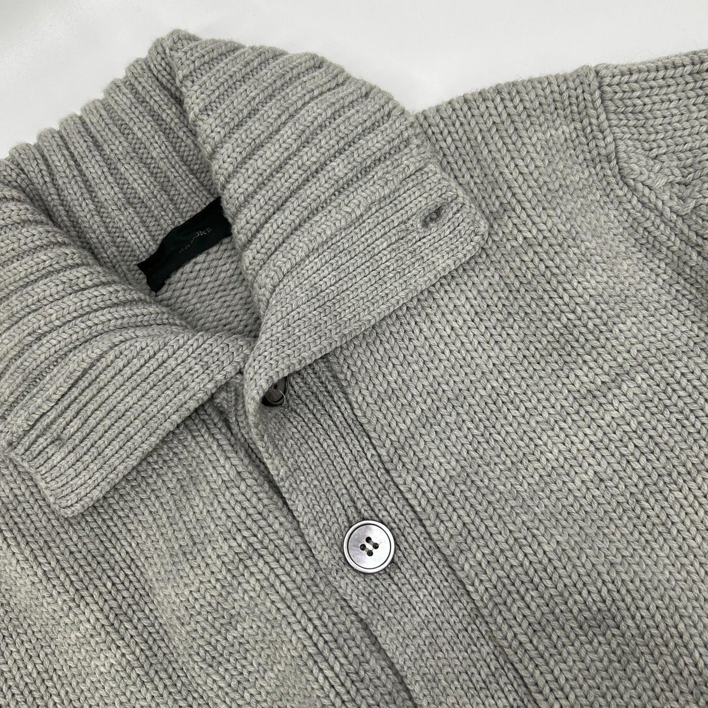 ZANONE Grey Wool Cardigan