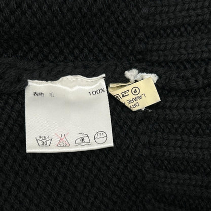 ZANONE Black Wool Zip Knit Jacket
