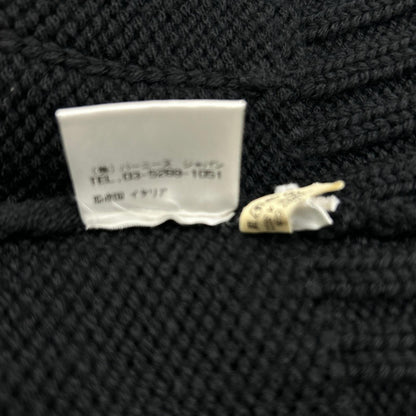 ZANONE Black Wool Zip Knit Jacket