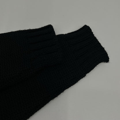 ZANONE Black Wool Zip Knit Jacket
