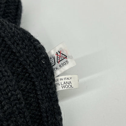 ZANONE Charcoal Wool Long-Sleeve Cardigan