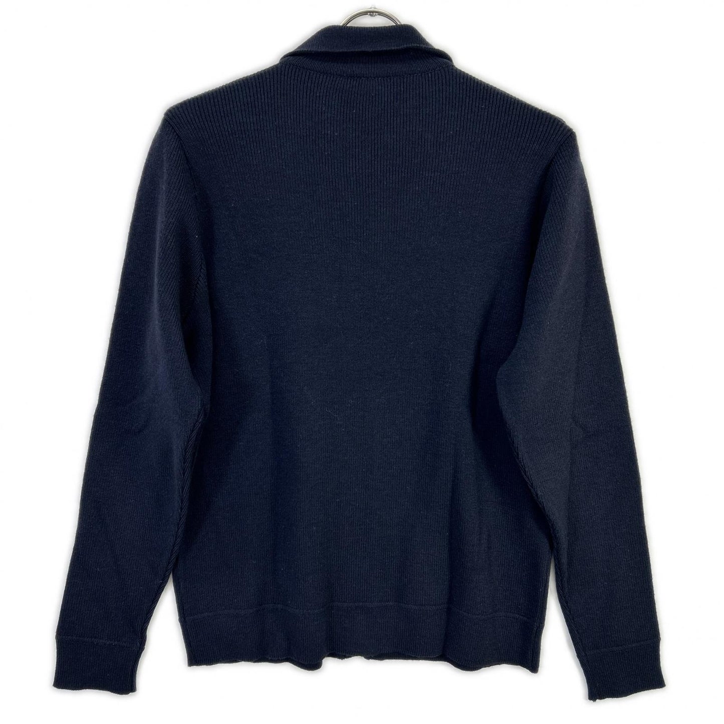 ZANONE Navy Wool Knit Jacket