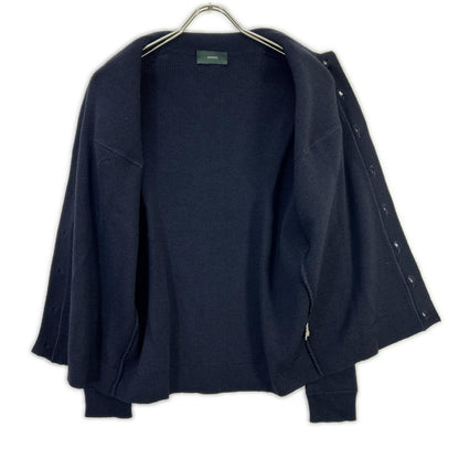 ZANONE Navy Wool Knit Jacket