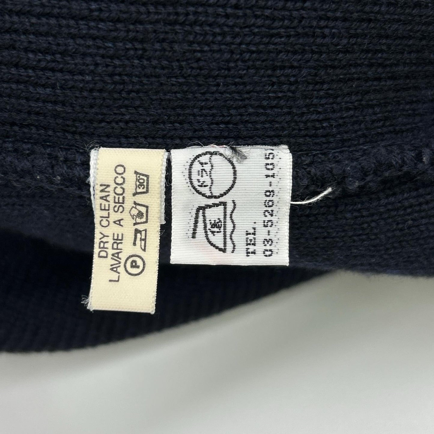 ZANONE Navy Wool Knit Jacket