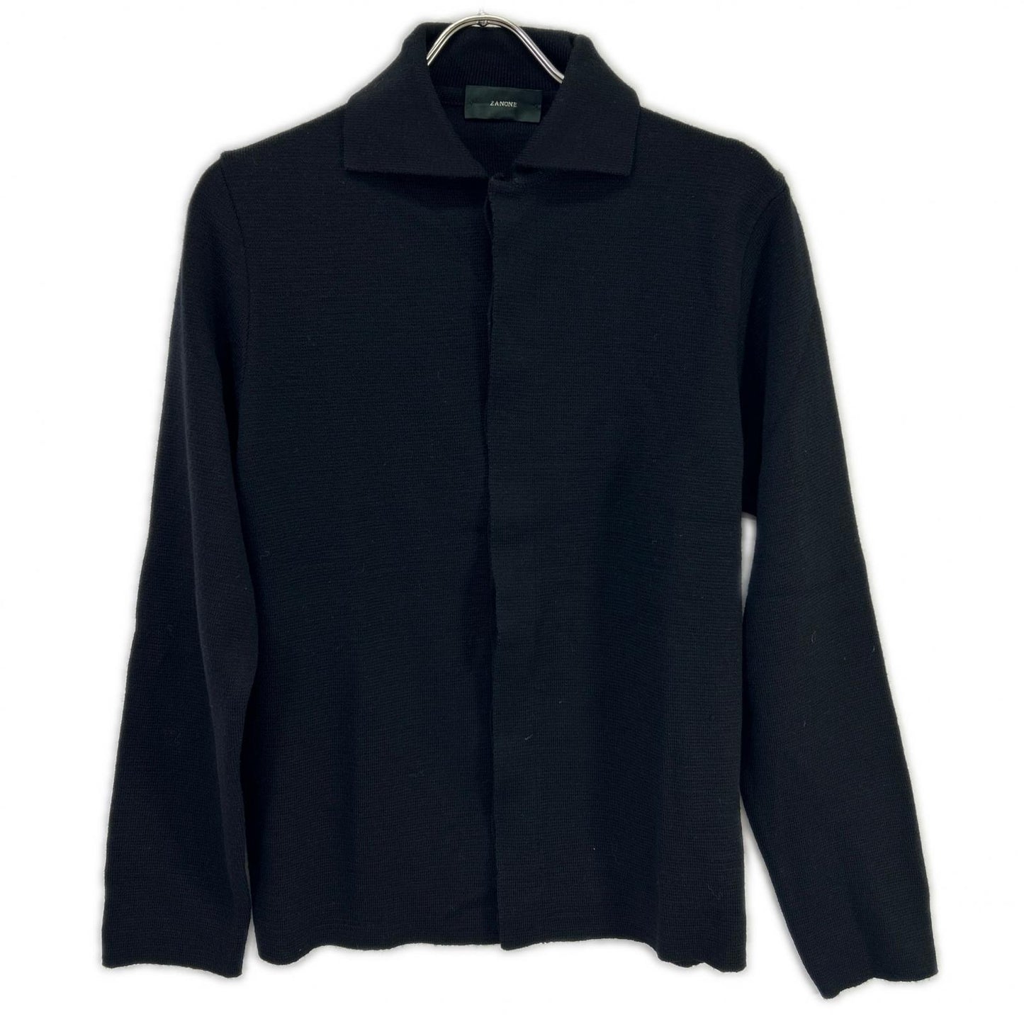 ZANONE Black Wool Cardigan