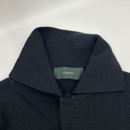 ZANONE Black Wool Cardigan