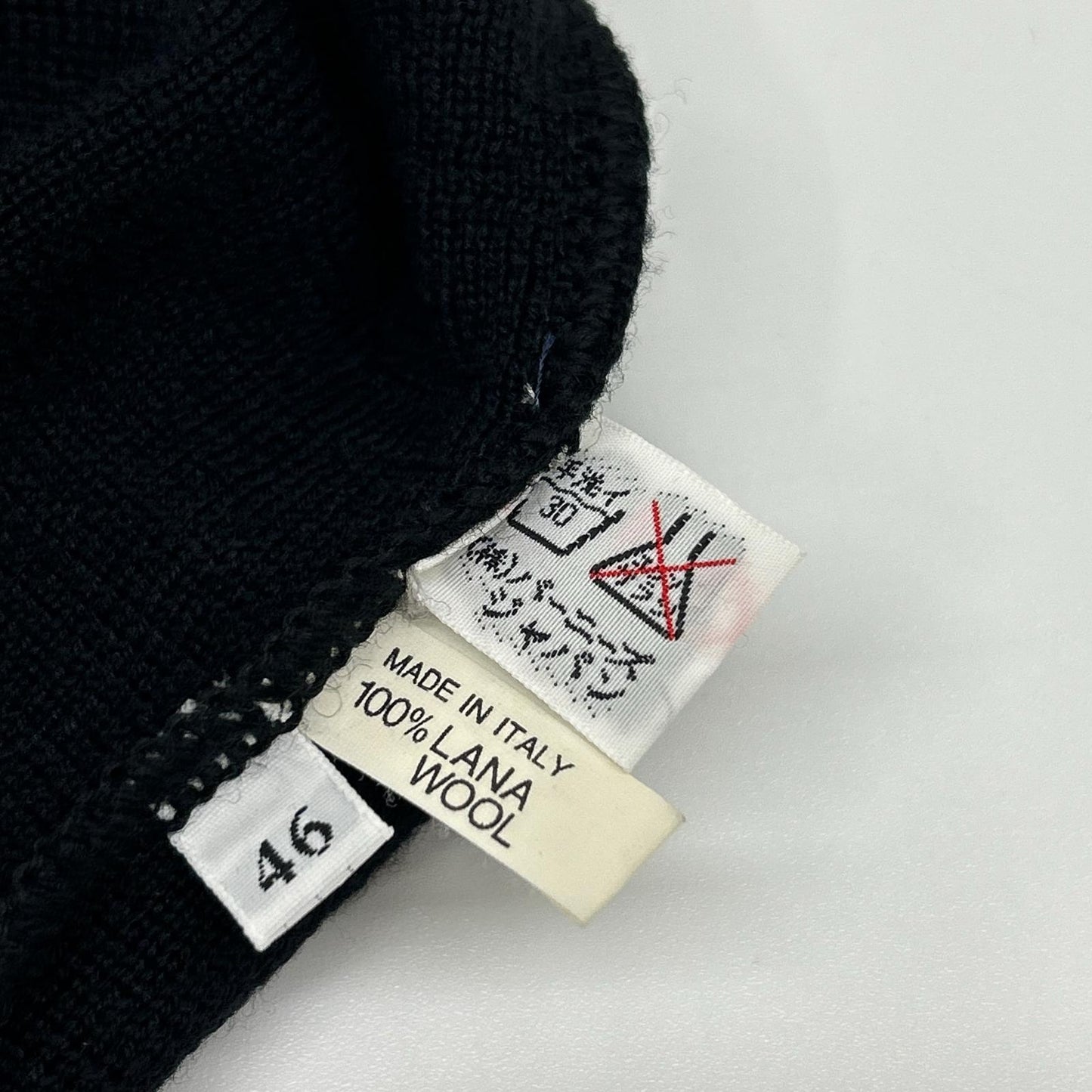 ZANONE Black Wool Cardigan