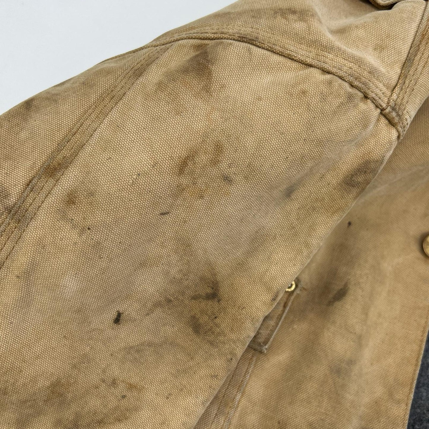 carhartt Brown Duck Canvas Chore Coat Jacket