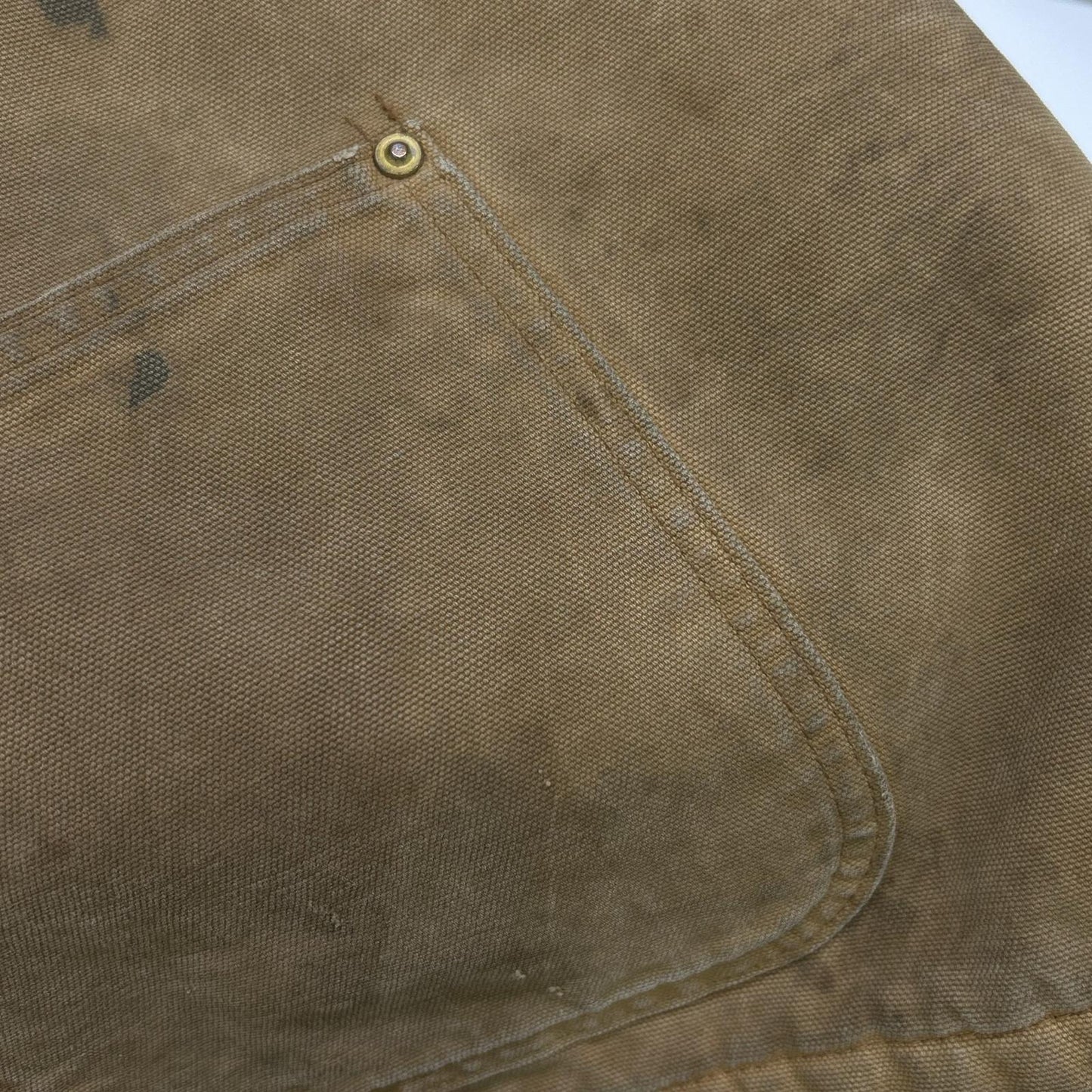 carhartt Brown Duck Canvas Chore Coat Jacket