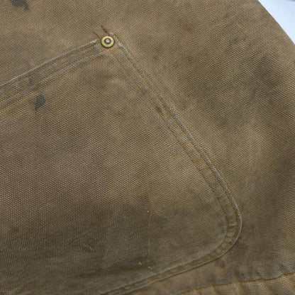 carhartt Brown Duck Canvas Chore Coat Jacket