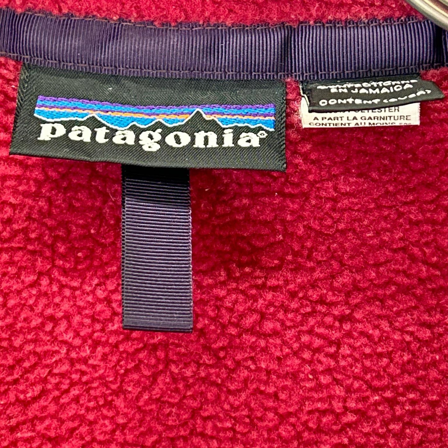 Patagonia 90s Red Synchilla Snap-T Size S