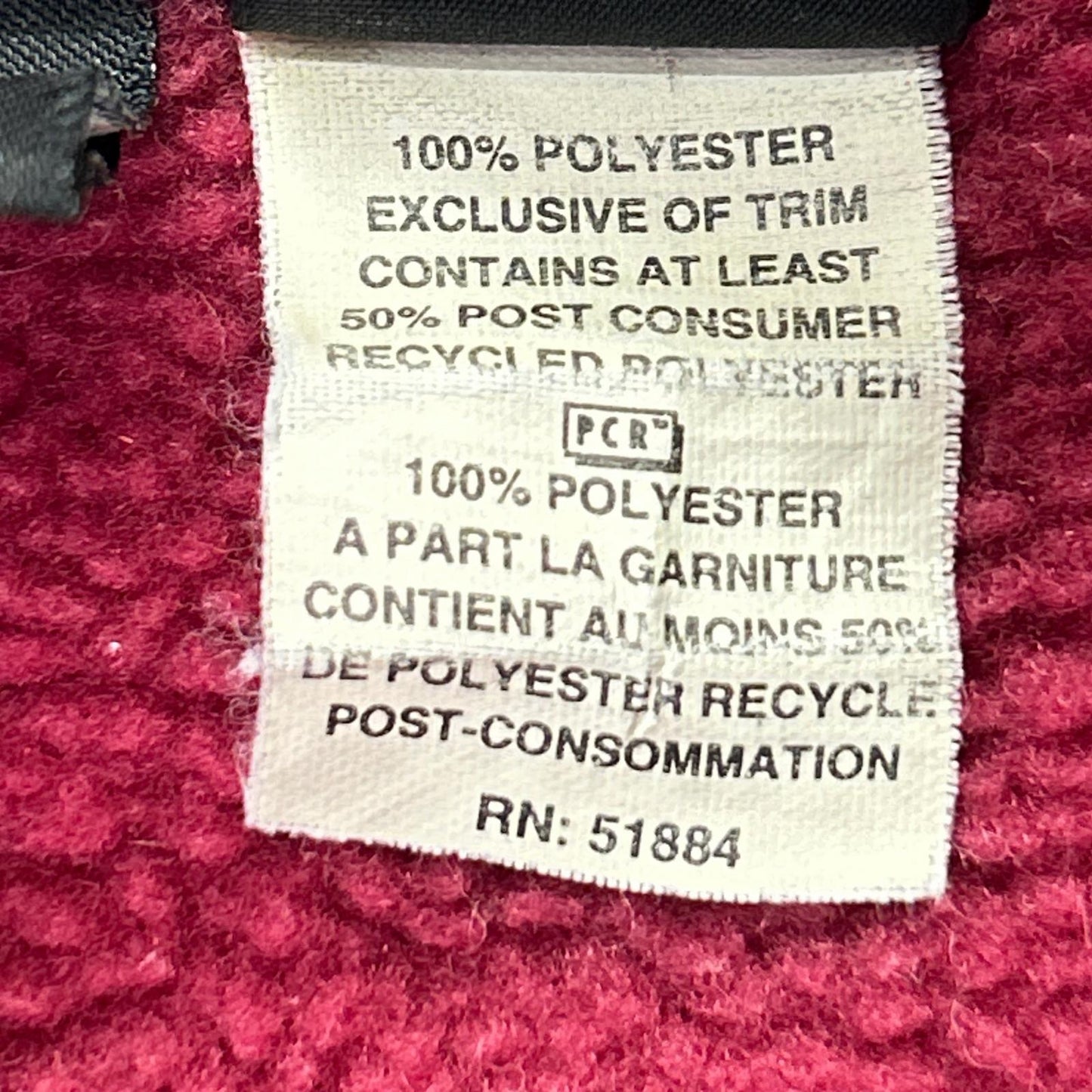 Patagonia 90s Red Synchilla Snap-T Size S