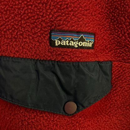 Patagonia 90s Red Synchilla Snap-T Size S