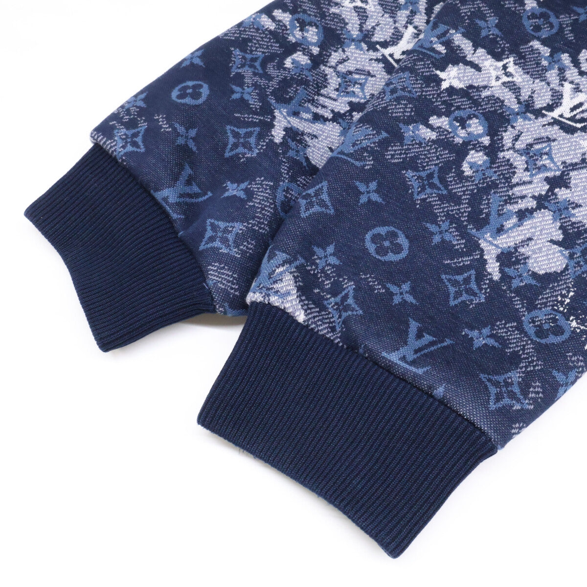 LOUIS VUITTON HKY09WZME Tapestry Sweatshirt Blue Size M