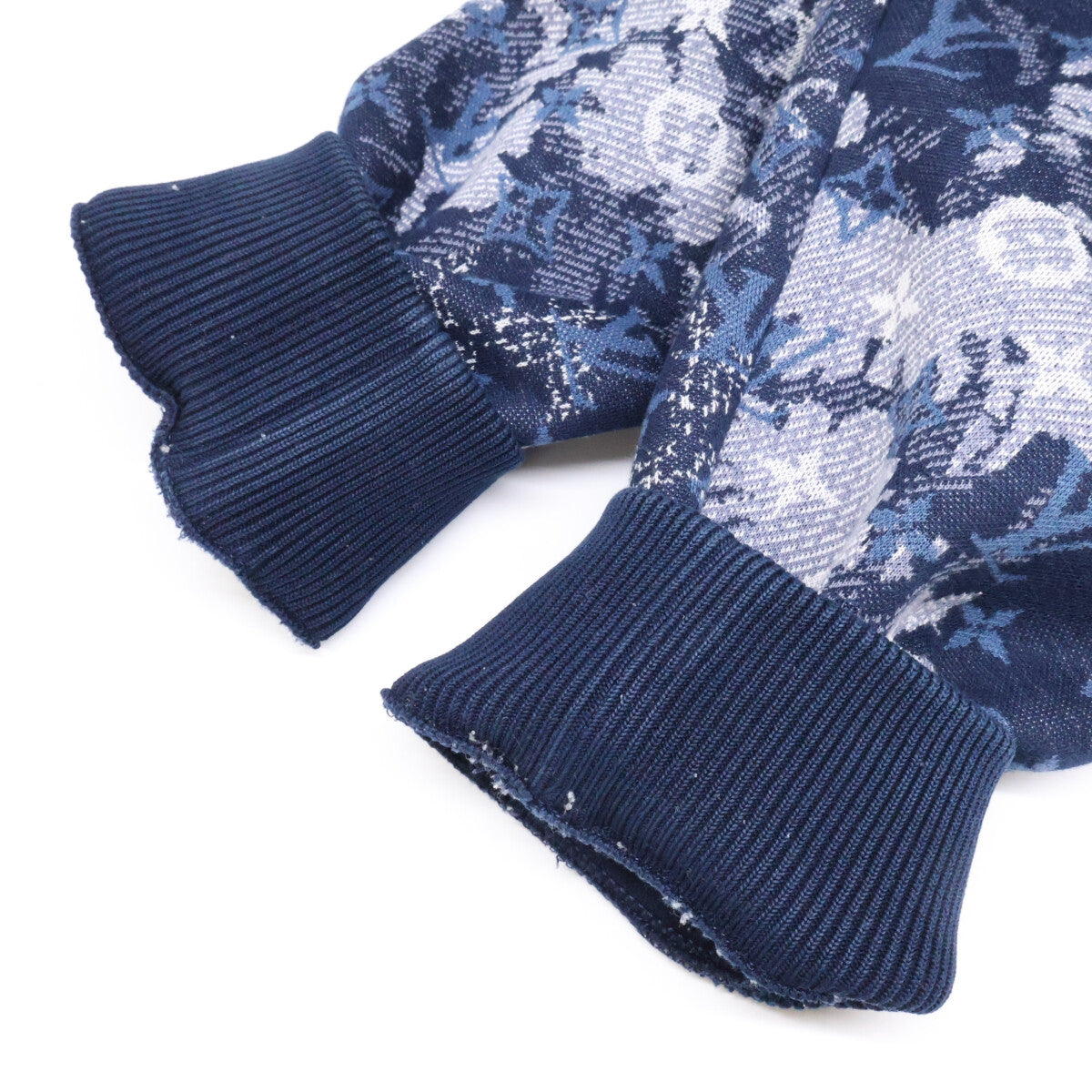 LOUIS VUITTON HKY09WZME Tapestry Sweatshirt Blue Size M