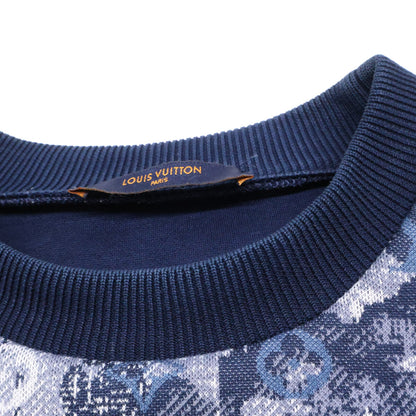 LOUIS VUITTON HKY09WZME Tapestry Sweatshirt Blue Size M