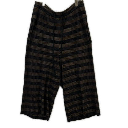 LOEWE Linen Striped Drawstring Easy Pants Size M