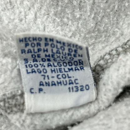POLObyRalphLauren 90s Gray Logo Hoodie Size M