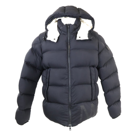 MONCLER WILMS Black Down Jacket w/ Removable Hood Size 4