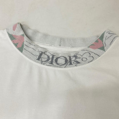 Dior HOMME White Cotton Embroidered Pocket T-Shirt Size XXS