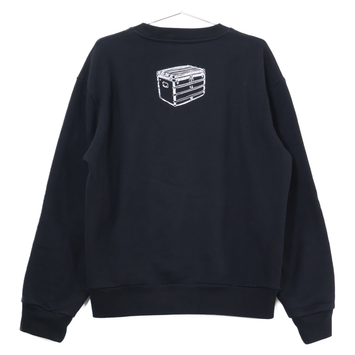 LOUIS VUITTON 23' Logo Graphic Sweatshirt Black Size S
