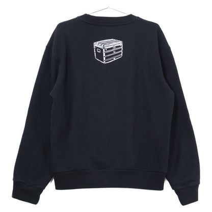LOUIS VUITTON 23' Logo Graphic Sweatshirt Black Size S