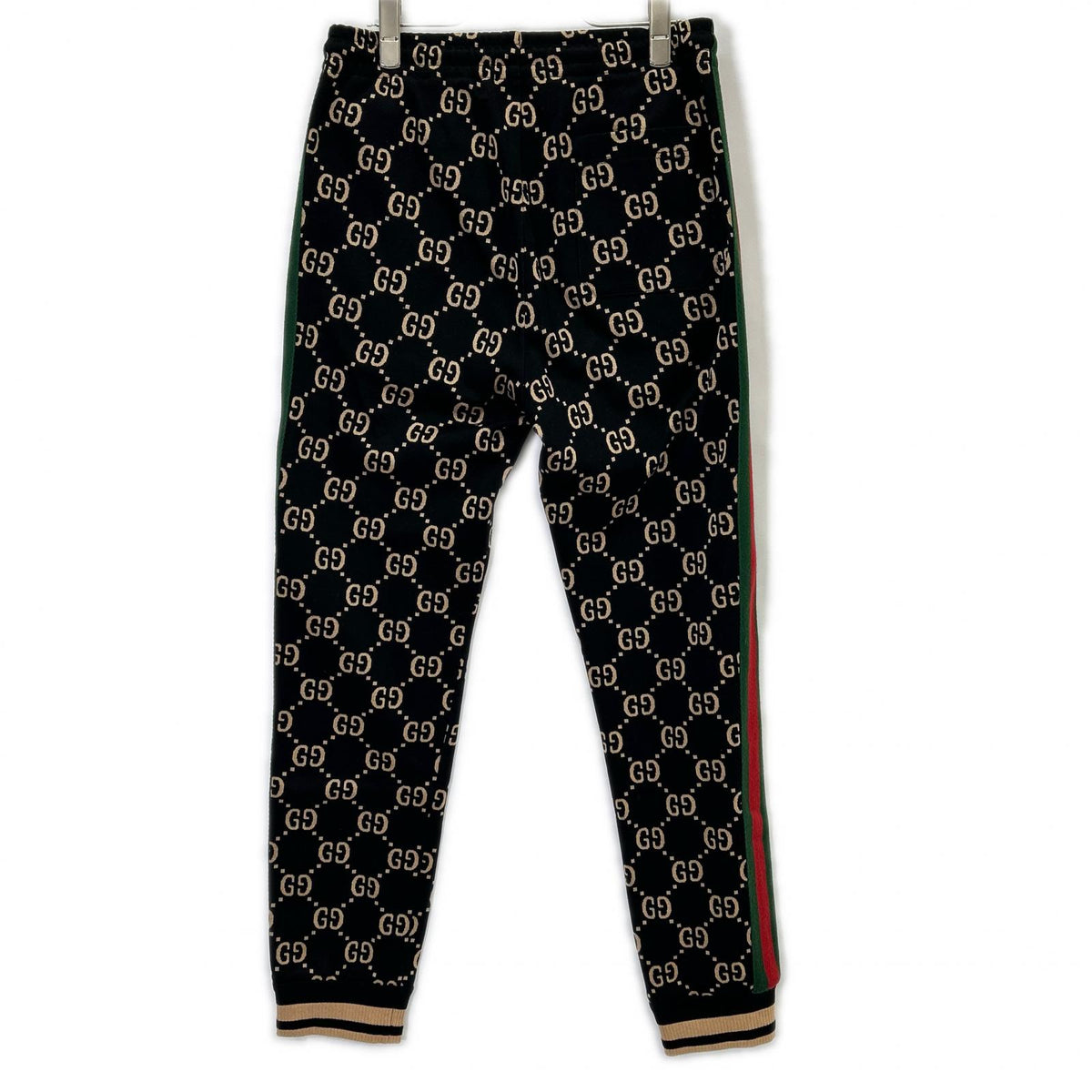 GUCCI GG Monogram Sweatpants Black Sweatshirt Size S