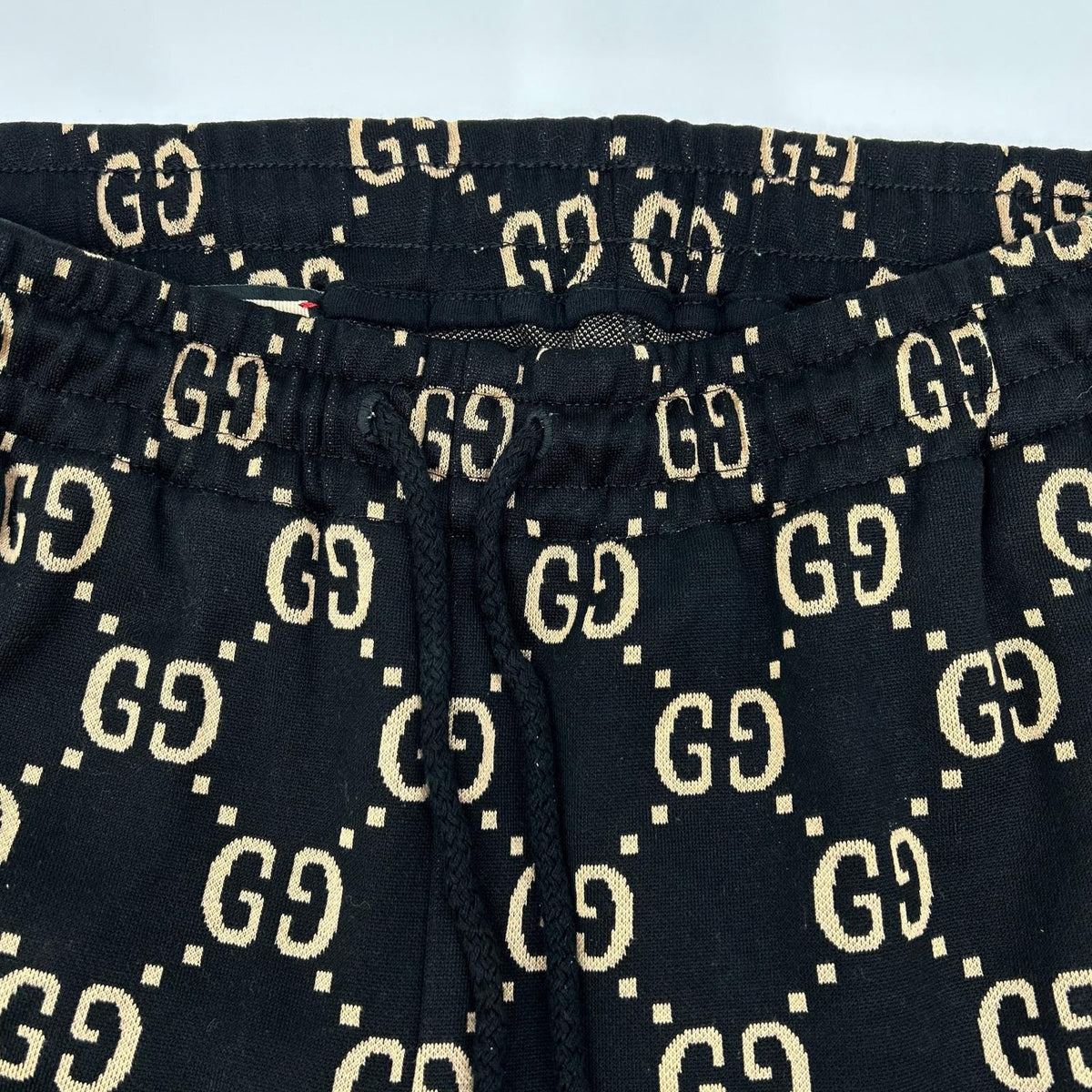 GUCCI GG Monogram Sweatpants Black Sweatshirt Size S