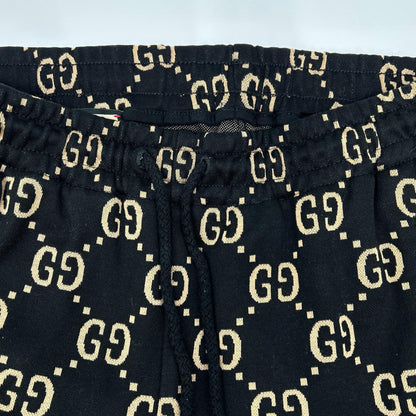 GUCCI GG Monogram Sweatpants Black Sweatshirt Size S