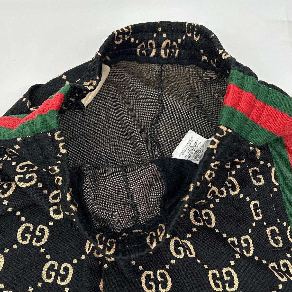 GUCCI GG Monogram Sweatpants Black Sweatshirt Size S