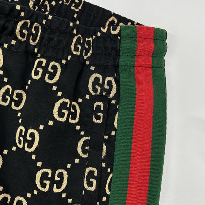 GUCCI GG Monogram Sweatpants Black Sweatshirt Size S