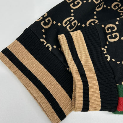 GUCCI GG Monogram Sweatpants Black Sweatshirt Size S