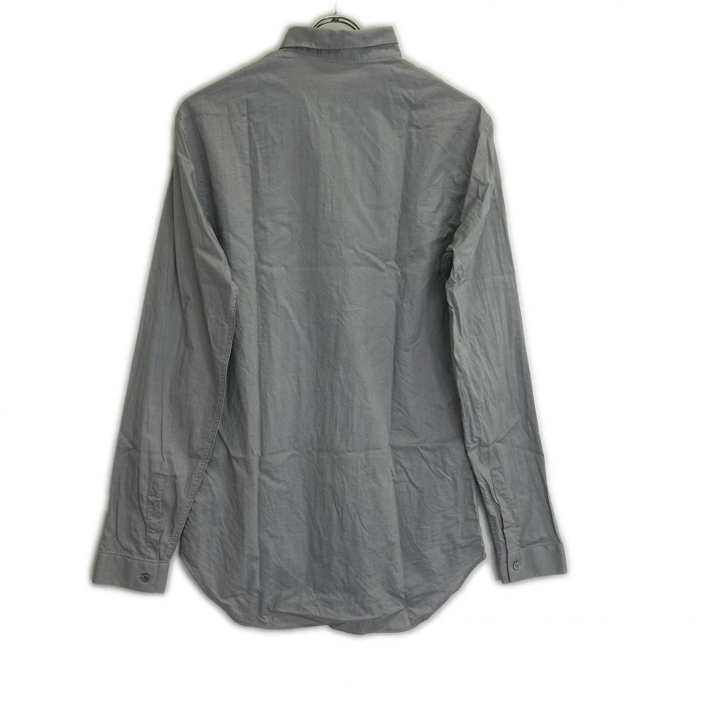 Dior HOMME Gray Cotton CD Embroidered Dress Shirt Size 38