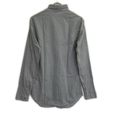 Dior HOMME Gray Cotton CD Embroidered Dress Shirt Size 38