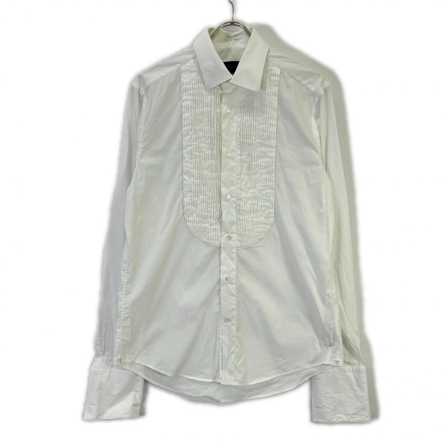 LOUIS VUITTON White Cotton Dress Shirt Size 40
