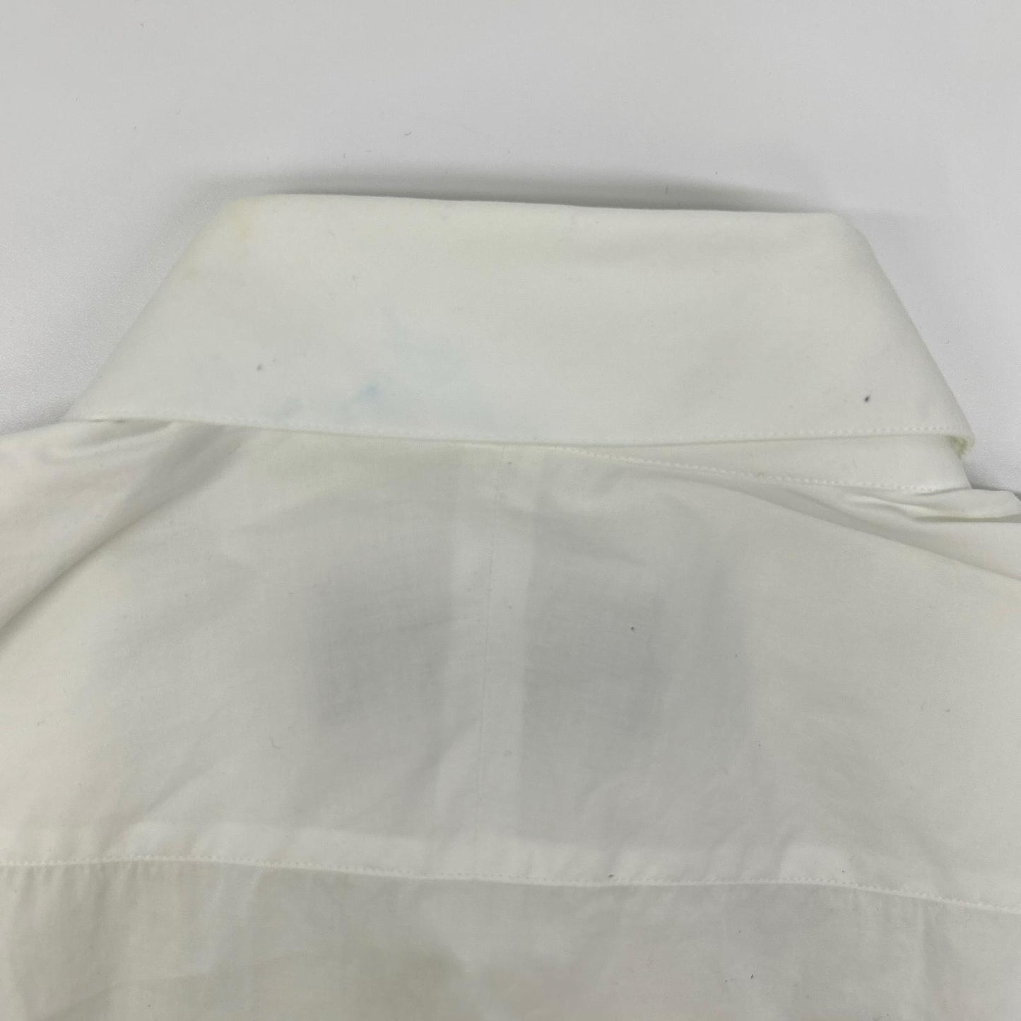 LOUIS VUITTON White Cotton Dress Shirt Size 40